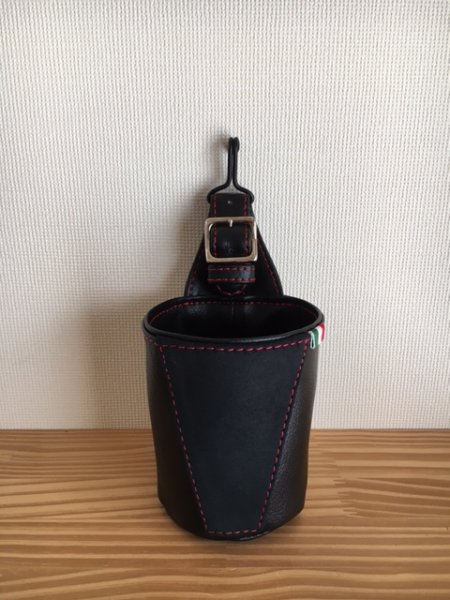 画像2: 🇮🇹あっずホルダー124（合皮＆アルカンターラモデルペットボトルサイズ） (2)