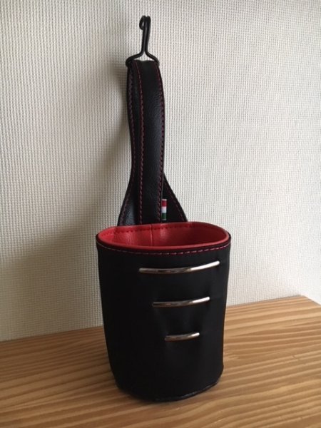 画像3: 🇮🇹あっずホルダーazfa-SV39（ナイロン＆合皮モデルペットボトルサイズ シンプルver.） (3)