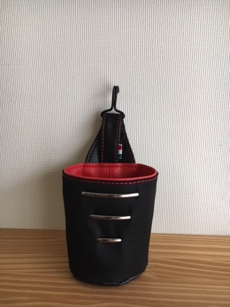 画像14: 🇮🇹あっずホルダーazfa-SV39（ナイロン＆合皮モデルペットボトルサイズ シンプルver.） (14)