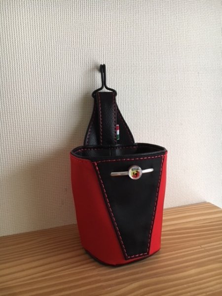 画像12: 🇮🇹あっずホルダー124SV39（ナイロン＆合皮モデルペットボトルサイズ シンプルver.） (12)