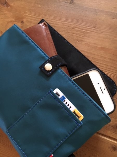 画像5: ナイロン＆アルカンターラ製フルバケ用小物入れ (5)