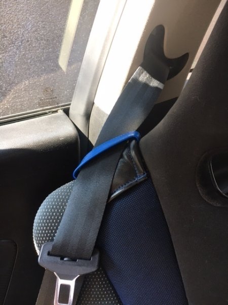 画像5: 本革製あっずシートベルトガイド (5)