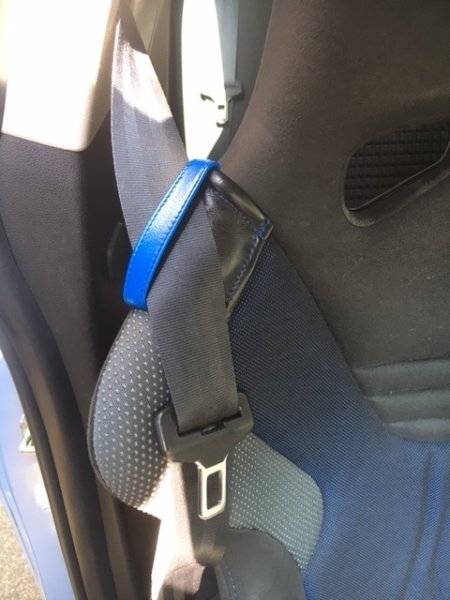 画像4: 本革製あっずシートベルトガイド (4)