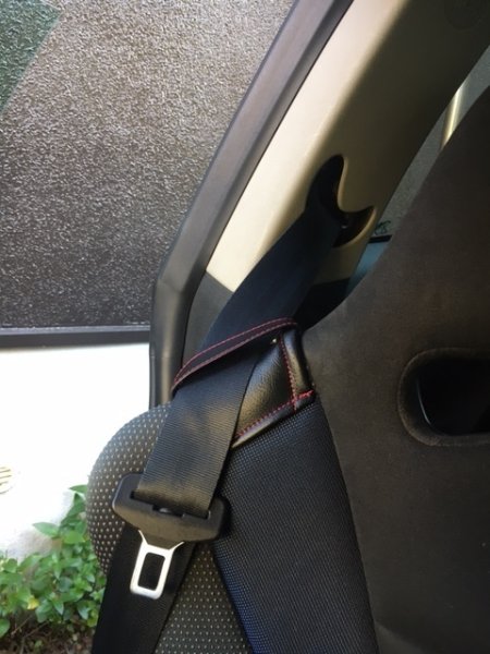 画像5: 合皮製あっずシートベルトガイド (5)